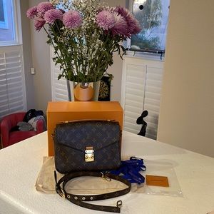 Louis Vuitton Brown Monogram Crossbody Bag